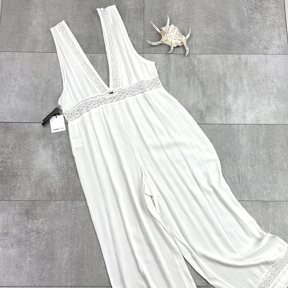 🔆O’NEILL🔆 SANDE JUMPSUIT COVER UP ROMPER BEAUTIFUL COMFY - Picture 14 of 16